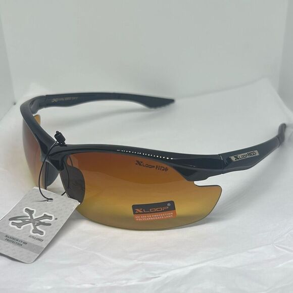 X-Loop HD+ Wraparound Sports Sunglasses – UV400 Protection, Polycarbonate Lens - Picture 1 of 3